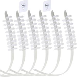 Drum Cleaning Brush New - Portable Washing Machine Cleaner for Flat Slot Cleaning (6 pcs)
