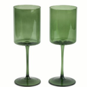 2pcs Core Home Wine Glass Set - Green, 14oz