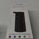 Dispensador automtico de jabn sin contacto, moderno, cocina y bao, manos libres, volumen ajustable, batera de larga duracin, compatible con jabn grueso y fino, fcil para nios pequeos, (Negro brillante)