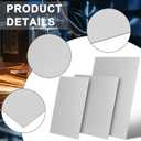 Galvanized Metal Sheet 12" x 16" x 1/16Inch Galvanized Steel Sheet Plates for Magnetic Mount Board Wall 16GA(1.50MM) Galvanized Steel Plate Panels Stock for Roof Flashing Fixing Repair, Crafts, DIY