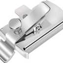 Magnetic Seam Guide for Sewing Machine, Guide Sewing Presser Foot, Seam Gauge Ruler, Universal Sewing Quilting Accessories Supplies Tools, WENICE, 1 Pack (Silver)
