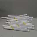 18 Pcs Glow Sticks Reusable 15 Colors LED Light up Stick Bulk Flashing Bright Lightsticks with AAA Battery Powered Glow in The Dark Party Supplies for Concert New Year (White)