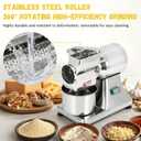 Commercial Electric Cheese Grater 550W | 88Lbs/Hour Heavy Duty Cheese Shredder with Safety Shield & Bucket for Hard Cheese & Nuts
