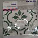 MORCART 7.87" x 7.87" Peel and Stick Floor Tile, 20-Pack Self-Adhesive DIY Vinyl Flooring for Renters, Removable and Waterproof Tile Sticker for Bathroom, Kitchen, Staircase (Green)