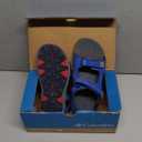 Columbia unisex-child Techsun Vent SandalSport Sandal (5 Big Kid, Stormy Blue, Mountain Red)