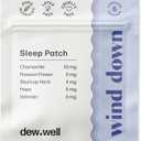 6-Pack Wind Down Sleep Patches with Chamomile to Support Restful Sleep  No Melatonin & No Latex  Wearable, Easy to Use for Adults - Sleepy Stickers