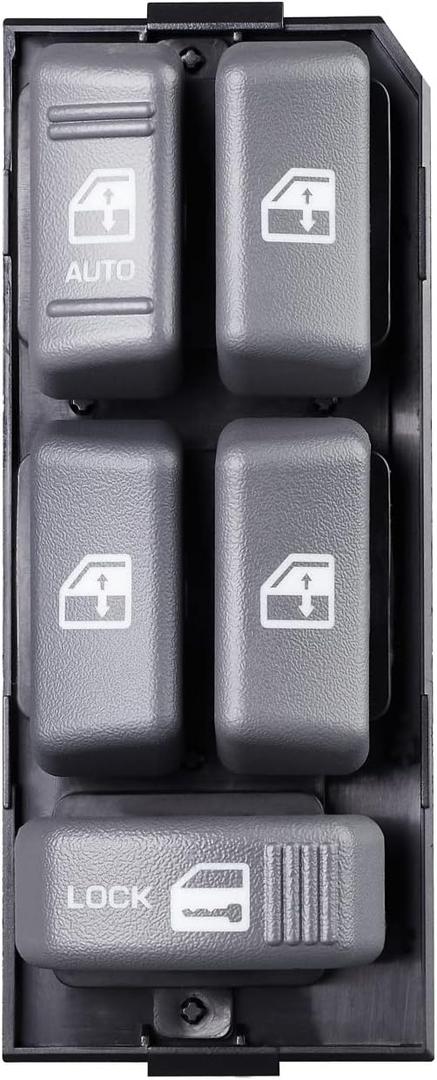 Window Switch Control for 1995-2000 Chevy GMC - Tahoe Suburban C1500 C2500 C3500 K1500 K2500 K3500 Pickup, Blazer, Jimmy Yukon Sonoma Escalade Bravada-Door Lock Window Switch 15151360-19244658