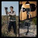 SmallRig 166.5cm / 65.6" Carbon Fiber Monopod for Camera, Compact Camera Monopod with One-Touch Height Adjustment, Max. 5kg Playload Ball Head, Storage Size of 68cm / 26.8", Weighs 1.72kg / 3.8lb