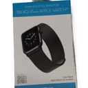 WITH it STAINLESS STEEL BAND FOR 38/40/41mm APPLE WATCH® 12 1 3 10 9 8  Color: Black Apple Watch  WITH it