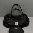 LOVEVOOK Travel Duffle Bag,Weekender Bags for Women with Shoe CompartmentCarry on Overnight Bag with Toiletry Bag,Gym Duffel Bag with Wet Pocket, Hospital Bags for Labor and Delivery (Large-2 Pcs, Black)