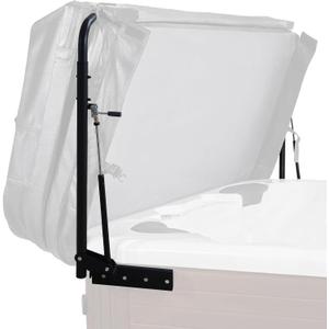 Hydraulic Hot Tub Cover Lifter, Top Mount Spa Cover Lift with 69"-96.5" Adjustable Width, Heavy-Duty Aluminum Construction for Rectangular Hot Tubs and Spas