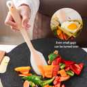 Silicone Spatula Set with Grooved Design + Basting Brush, Heat Resistant, BPA-Free & Non-Stick Small Rubber Spatula, Kitchen Utensils Set for Baking, Cooking, Scraping, Stirring & Basting 3 PCS