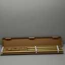 Bay Window Curtain Rods, HOTOZON 1 Inch Heavy Duty Curtain Rods for Bay Windows 36-72 Inch(Center Rod), 20-36 Inch Side Rods for Windows, Antique Gold, Decorative Drapery Rods with End Cap Finials (36-72" (3 Sides))