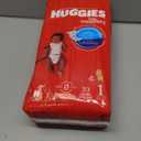 Huggies Little Snugglers Baby Diapers, Size 1.   33 Ct, Newborn Diapers