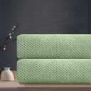 Hand Towels Set 2 Pack-16“x31”,Ultra Soft Microfibers Bathroom Towel Set Highly Absorbent Quick Dry Luxury Premium Towel Lightweight Durable Hand Towel Collection for Hotel Spa Gym Kitchen, Green