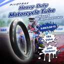 PIVOTRAX 3.00-12 (80/100-12) 12" Heavy Duty Inner Tube - 2mm - TR4 Valve Honda CRF70 CRF110 Suzuki DRZ110, JR80 Kawasaki KX65, KX110, KLX110 Yamaha TTR90, PW80 Coolster TaoTao Razor SYX Motos