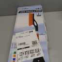 EcoNour 27" Car Snow Brush and Ice Scrapers for Car Windshield (Orange  2 Pack) | Scratch Free Bristle Head Snow Brush & Tough Window Snow Scraper with Aluminium Body