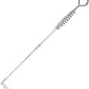 Quantfire 22" BBQ Ash Tool Poker Rake, Charcoal and Grill Cleaning Ash Tools for Big Green Egg, Kamado Joe and Other Charcoal Grills Corner Cleaner Accessories