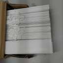 DEZ FURNISHINGS Cordless 2" Faux Wood Blind, 34.75" W x 60" H, White