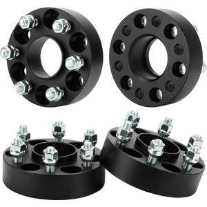 6x4.5 1.5" Wheel Spacers Fit for Nissan Frontier 2005-2023, Pathfinder 2005-2012, Xterra 2005-2015, 6x114.3 66.1mm Hub Bore Wheel Adapters with M12x1.25 Studs Fit for Suzuki Equator 2009-2012