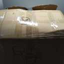 Giant Bean Bag Chair for Adults with Ottoman, Teddy Fabric Beanbag Chair with Memory Foam Filled,Plush Lazy Floor Sofa with Footstool Couch for Living Room,Bedroom,Dorm, Apartment, Brown