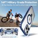 CASEKOO Desert Titanium for iPhone 16 Pro Case with Magnetic Invisible Stand [Compatible with MagSafe] [16FT Military-Grade Protection] Shockproof Polished Frame Phone Grip Cover 6.3 inch Gold