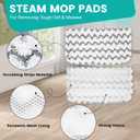 6 Pack Steam Mop Replacement Pads Compatible with Shark Steam Mops S1000/S1000A/S1000C/S1000WM/S1001C, Floor Steamer Pads Washable, Reusable Microfiber Cleaner Pads
