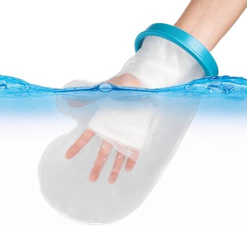 UpGoing Waterproof Hand Cast Covers for Shower Bath, Adult Watertight Wrist Protector Resuable Wound Bandage Sleeve Bag for Broken Hand, Fingers, Surgery, Burns [2025 Upgrade]
