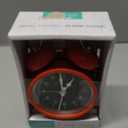 La Crosse Clock 617-3314 Red Twin Bell Quartz Alarm Clock