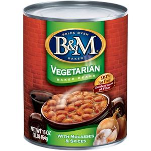 B&M Baked Beans, Vegetarian, 16 Ounce (Pack of 12) Feb 14 2027