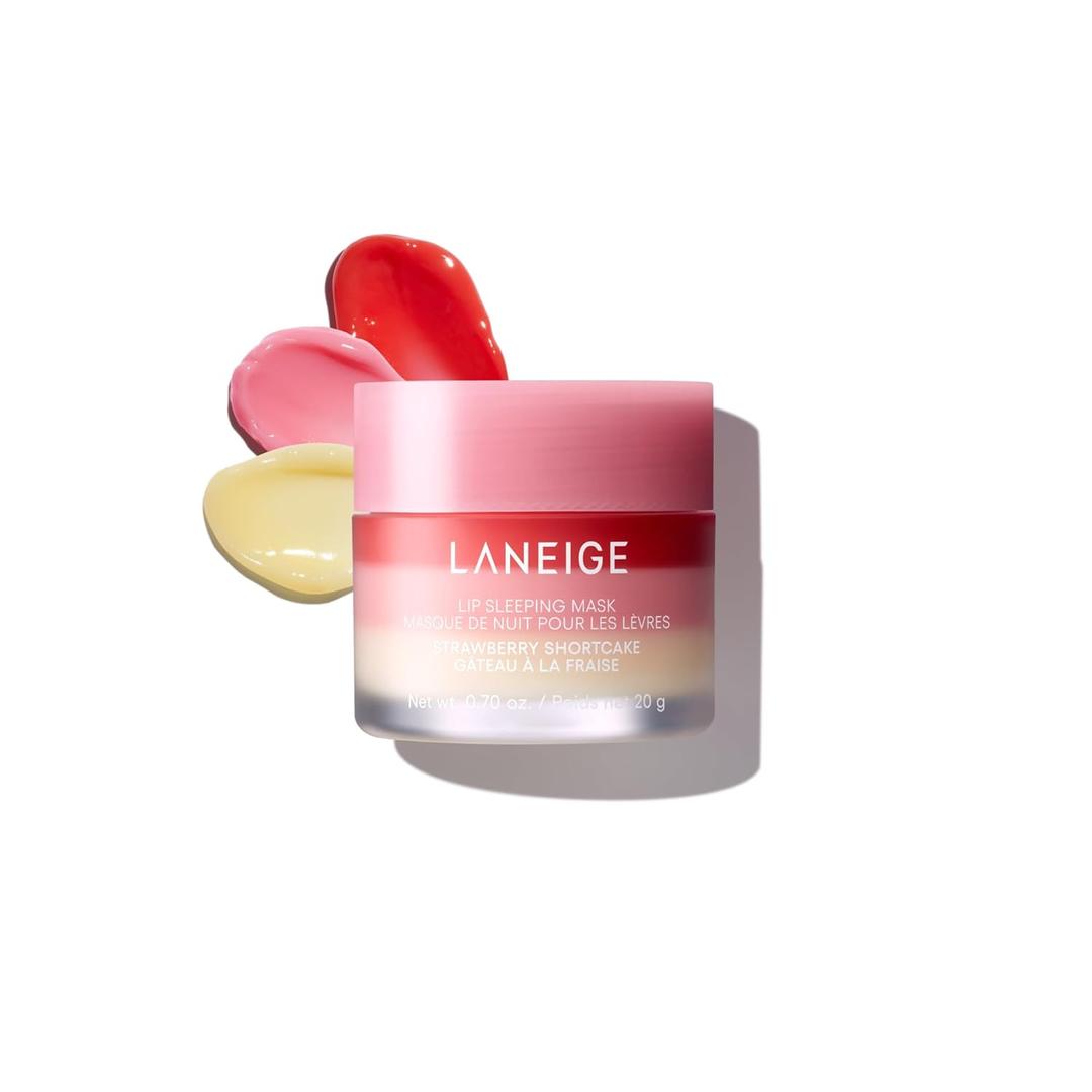LANEIGE Lip Sleeping Mask: Nourish, Hydrate, Vitamin C, Murumuru & Shea Butter, Antioxidants, Flaky, Dry Lips