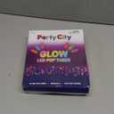 Party City 12pk LED Light Up Pop Tubes 25- 3 Mode Stretchy Tubes LED Light Up Toys Bulk Glow Sticks Party Favors for Kids Necklaces Bracelets Neon Glow in the Dark Supplies Fidget Sensory Tube Pack