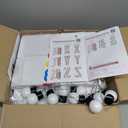 Ledido 34 Colors Marquee Letters 4 Feet Tall with Remote, Easy to Assemble 4FT Marquee Light Up Letters, Large Black Letter for Birthday Graduation Wedding Events Party Decorations, Light Up Letter W