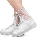 Galashield Rain Shoe Covers | Waterproof Shoe Covers for Men Women | Reusable Galoshes Overshoes (Clear, XX-Large)