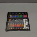 Acrylic Paint Set Canvas Art Paints 24 Colors Perfect Paint Finish (0.41oz,12 ml) With 3 Brushes - Painting Canvas, Paper, Wood, Rock, MDF, Ceramic & Fabric