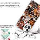 Autumn Pumpkin Case for iPhone 12 Pro Max, Aesthetic Fall Case for Women & Men, Unique Trendy TPU Bumper Protective Cover