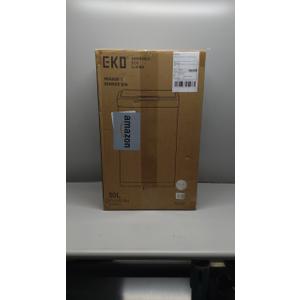 EKO Mirage-T 50 Liter / 13.2 Gallon Touchless Rectangular Motion Sensor Trash Can, Brushed Stainless Steel Finish