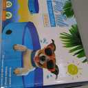 PJZP Dog Pool Foldable pet Pool Dog Swimming Pool Portable Suitable for Indoor and Outdoor use (32x8in)