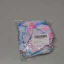 Tziharora Leotards for Girls 8-9 Years Old Long Sleeve Ruffle Gymnastics Bodysuits Pink Blue Scrawl Leos