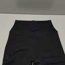 YEOREO Women's Biker Shorts Workout Gym Shorts Craze High Waist Tummy Control Hidden Scrunch Running Yoga Shorts Black S