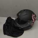 TRIANGLE Full Face Motorcycle Helmet Dual Visor Helmets for Adult Men and Women with Smoked Sunshield DOT Approved L