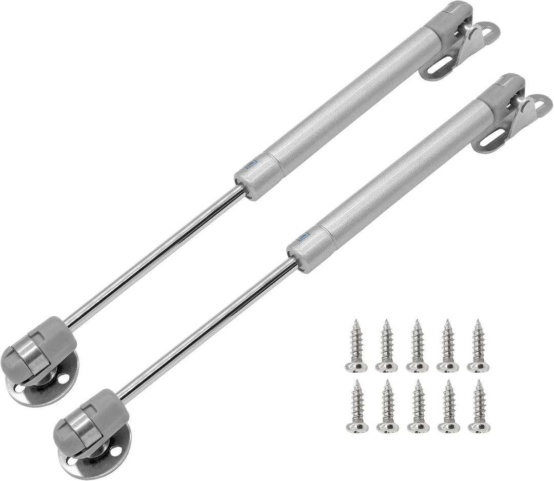 2 Pack 10 Inch Gas Struts Spring Shocks, 40N/9lb Gas Props Lift Support Cabinet Hinge for RV Camper Bed Cupboard