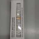 HOPO Compatible With Apple Watch Band 38mm 40mm 41mm 42mm 44mm 45mm 46mm 49mm,Resin Watch Strap Bracelet Wristband Fashion Lightweight Replacement For iWatch Bands Series 11 Ultra 10 9 8 7 6 5 4 3 2 1 SE for Women Men (Nougat White)