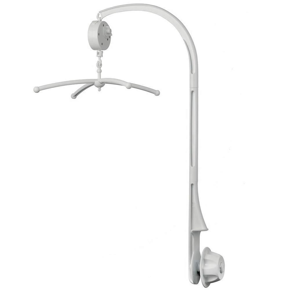 AFUNTA 26 Inch Baby Mobile for Crib, Adjustable Screw Crib Mobile Arm with Music Box Holder, Crib Mobile for Baby Girl Nursery Decor