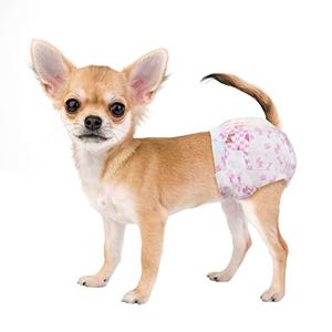 Dono Disposable Dog Diapers Female, Super Absorbent Doggie Diaper, Rapid-Dry Gel Technology Puppy Diapers, Leak-Proof Fit for Cat Doggy in Heat, Excitable Urination, Incontinence, XX-Small