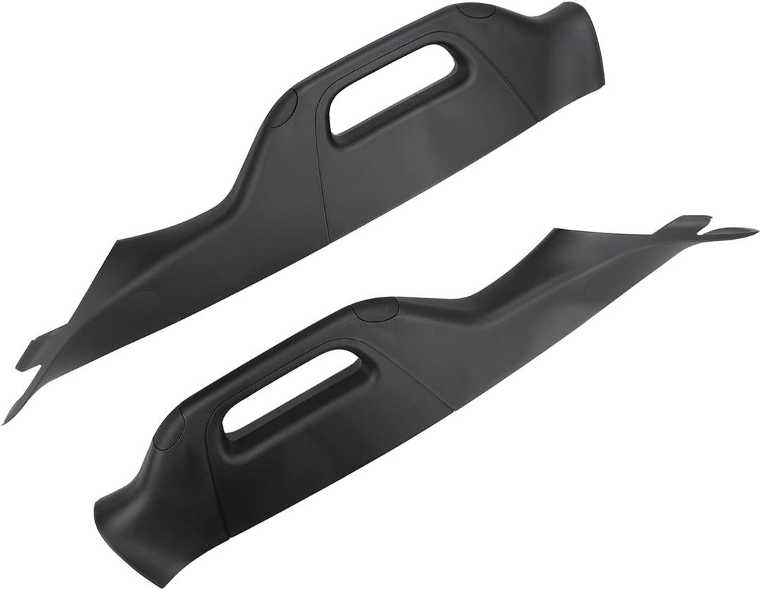 A Pillar Grab Handle Interior Trim Compatible with 2011-2016 Ford F250 F350 F450 F550 Super Duty Replace# BC3Z-2503599-AB BC3Z-2503598-AB (Left Right Driver Passenger Side, Black)