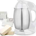 Tribest SB-132 Soyabella Automatic Soy and Other Plant-Based Milk Maker with Tofu Kit (White/Stainless Steel) (Large)