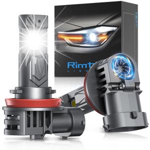H11 Bulbs, H16 H9 H8 Fog Lights Cool White, Plug & Play (Pack of 2)