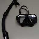 Snorkeling Gear for Adults, Snorkel Mask Set 180 Degree Tempered Glass Anti Fog Goggles Dry Top Snorkel Set Scuba Diving mask with Soft Silicone Skirt Anti-Leak Comfortable Snorkel Set