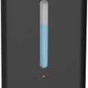 AIKE Automatic Soap Dispenser Commercial Wall Mounted Liquid Dispenser Matte Black Finish 1100ml Large Capacity